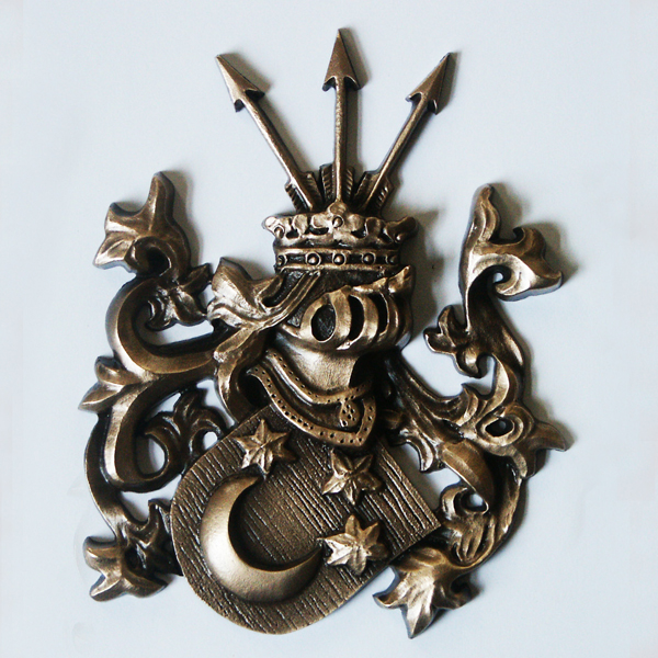 Wappen und Reliefs
