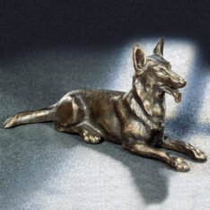 Deutscher Schäferhund, liegend